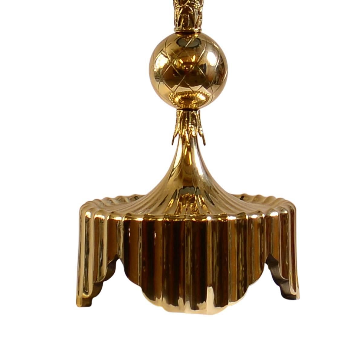 Hand-Crafted Dagobert Peche Table Lamp for the Wiener Werstaette Re Edition For Sale