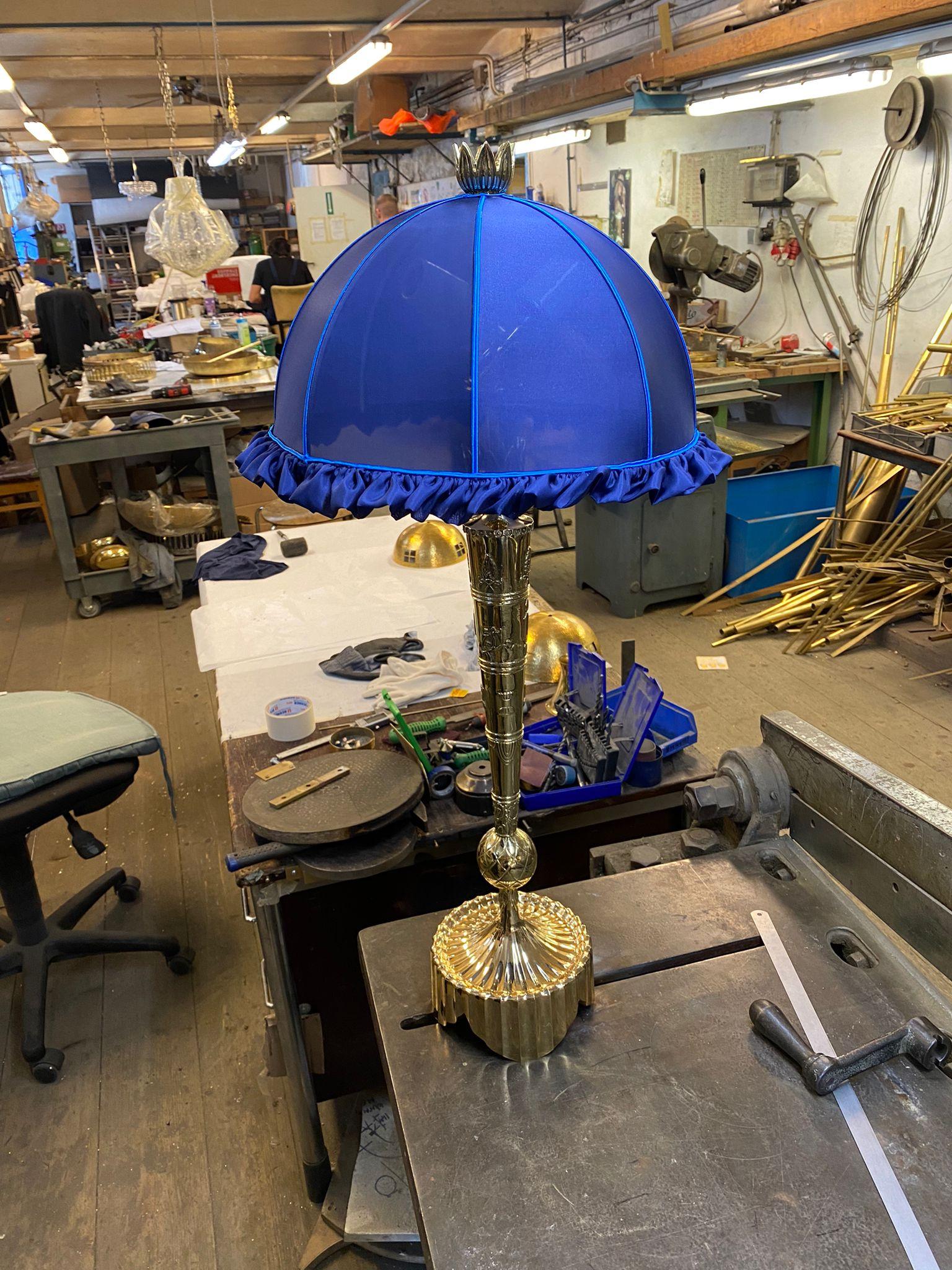 Contemporary Dagobert Peche Table Lamp for the Wiener Werstaette Re Edition For Sale