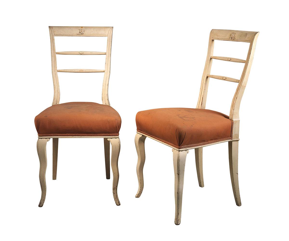 Dagobert Peche & Wiener Werkstaette Attributed Art Deco Chairs, 1920 In Good Condition For Sale In Vienna, AT