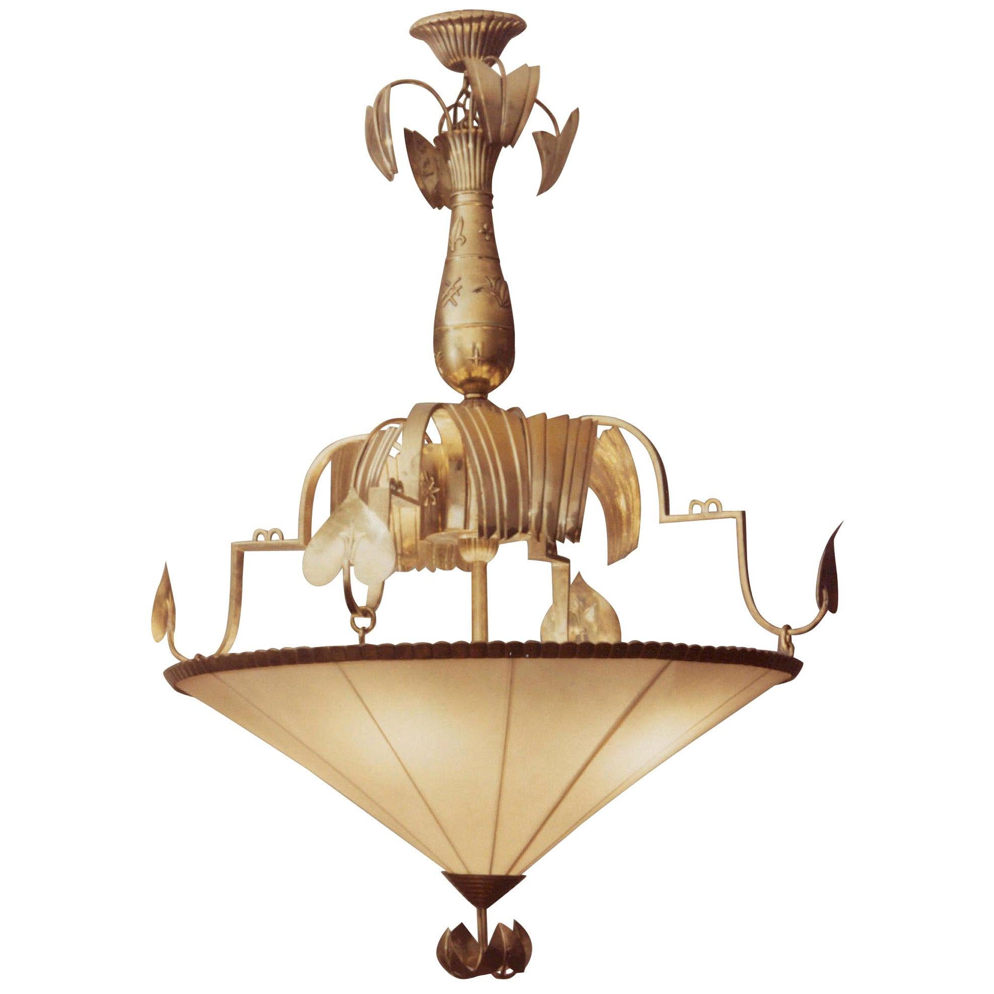 Dagobert Peche Wiener Werkstaette Neue Galerie Ny Lampadario Jugendstil Reedited