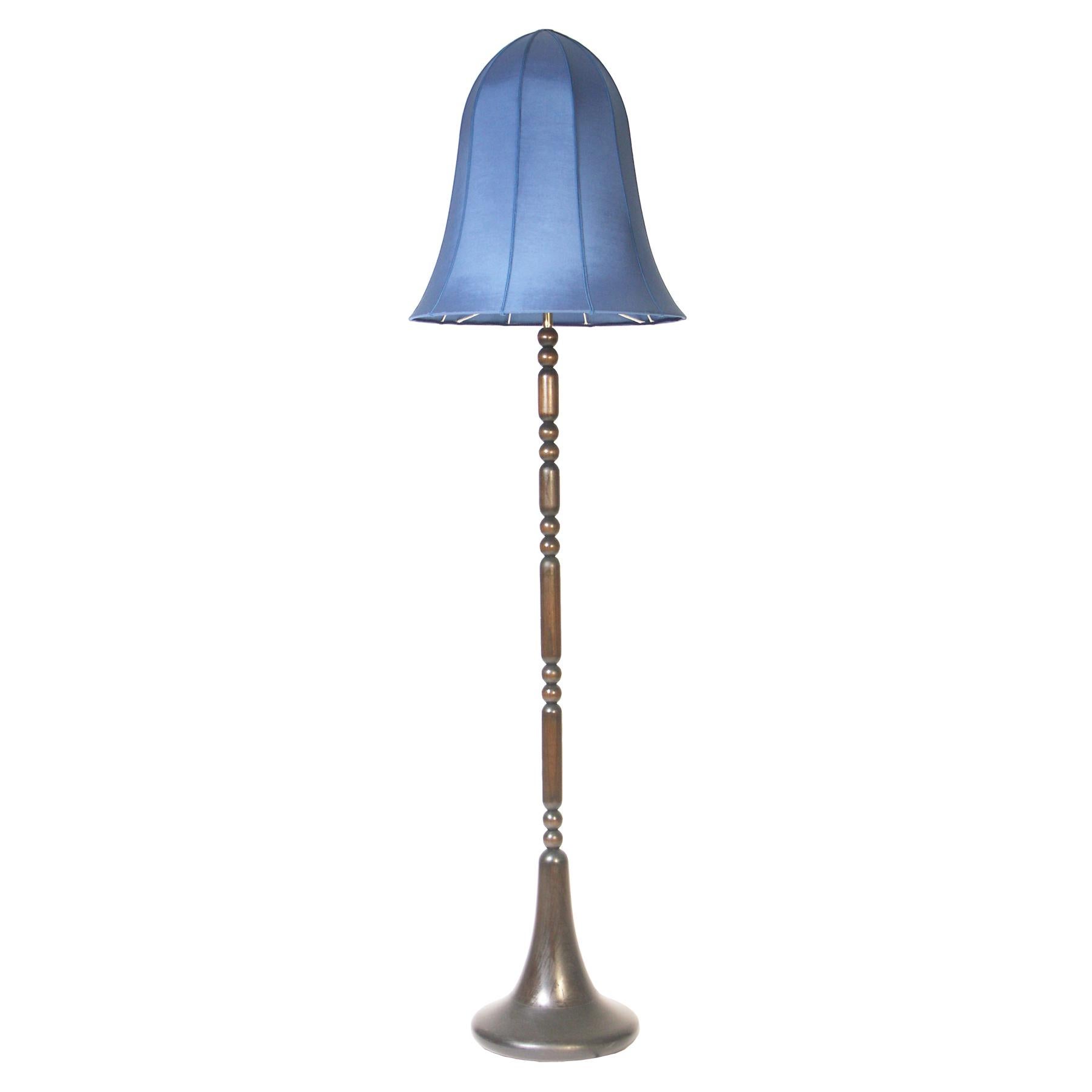 Hand-Crafted Dagobert Peche Wiener Werkstätte Floor Lamp, Design Wiktorin Company, Re-Edition For Sale