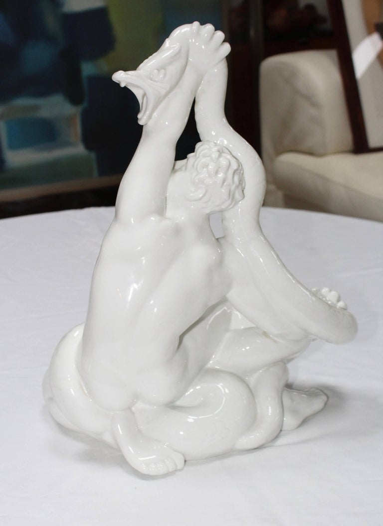 Dahl Jensen Danish Porcelain Sculpture For Sale 2