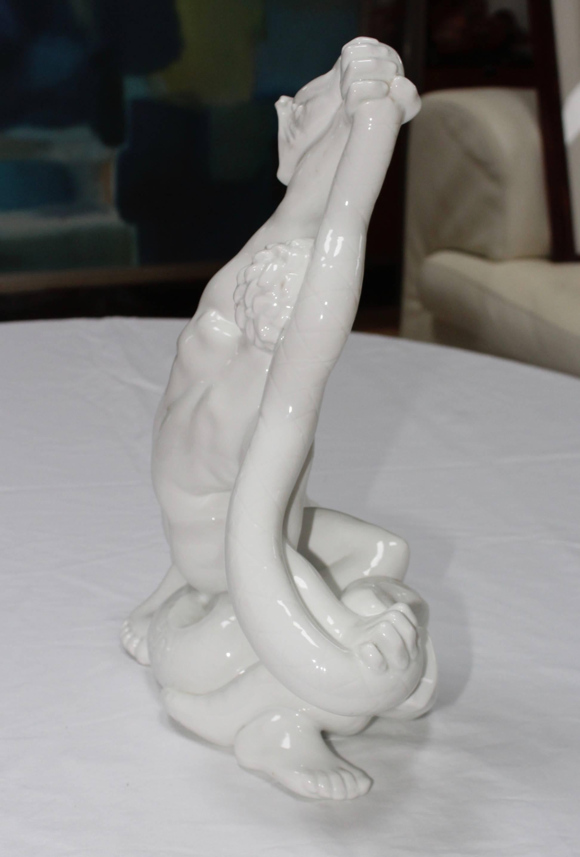 Dahl Jensen Danish Porcelain Sculpture For Sale 3