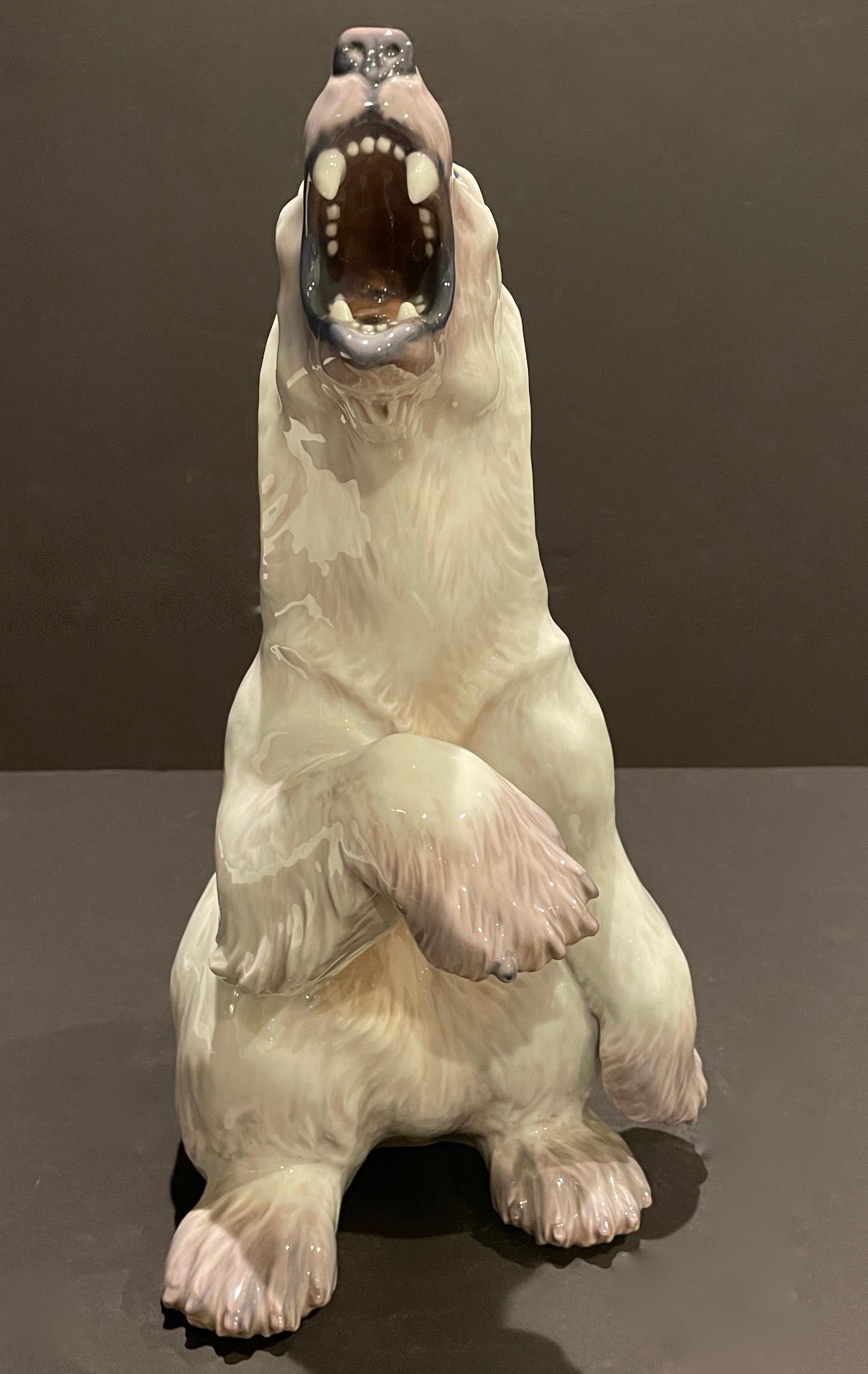 Porcellana Figura di orso polare in porcellana Dahl Jensen in vendita
