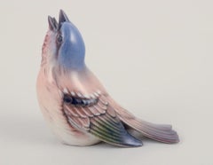 Dahl Jensen, Figur einer Bogenfinch aus Porzellan. 1920/30s.
