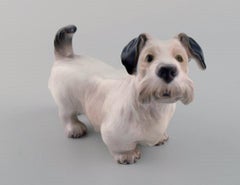 Dahl Jensen Porcelain Figure, Sealyham Terrier, 1930s-1940s