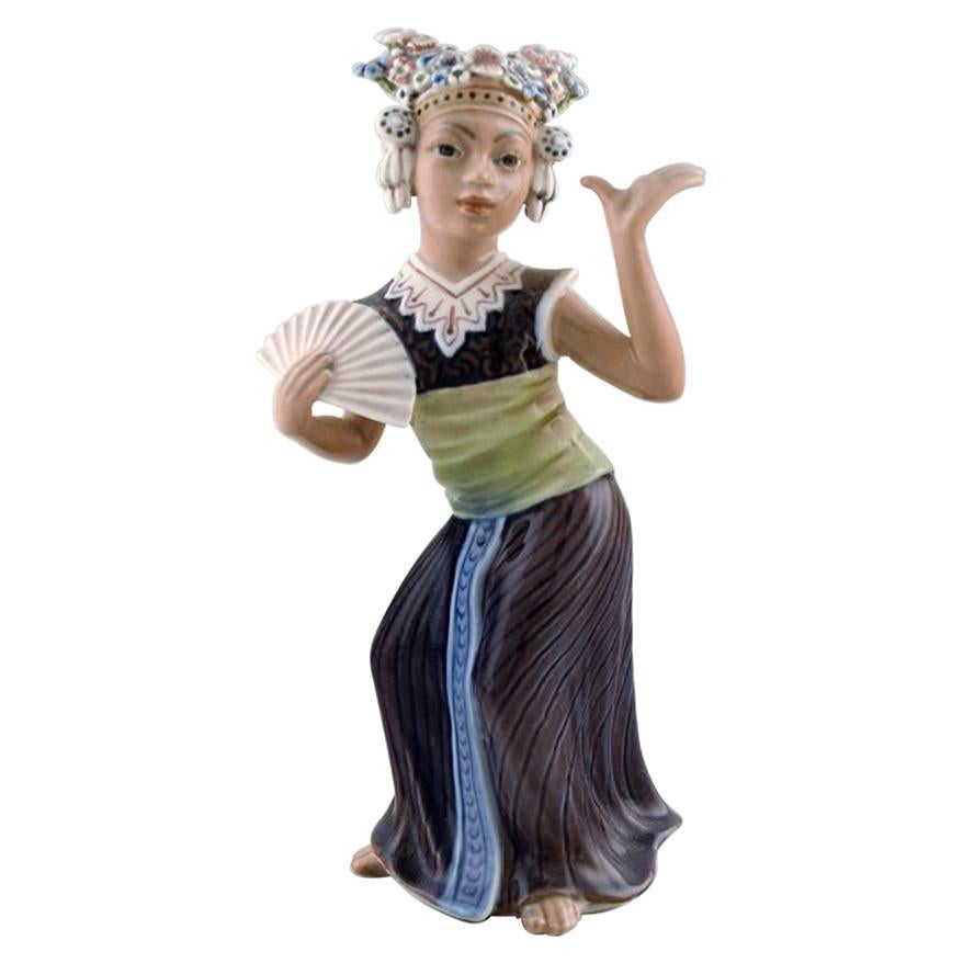 Dahl Jensen Porcelain Figurine, Aju Sitra, Model Number 1322