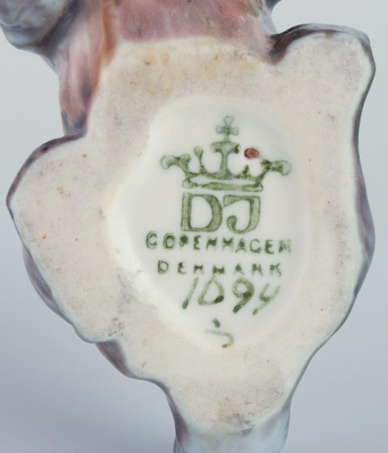Figurine en porcelaine d'un terrier écossais, Dahl Jensen. Excellent état - En vente à Copenhagen, DK