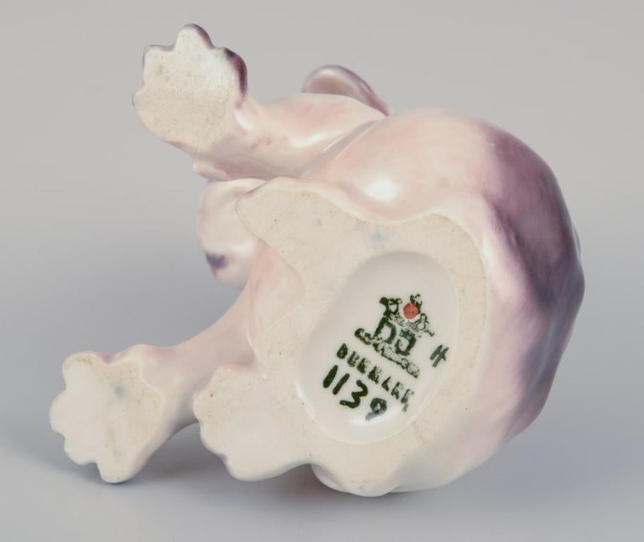Porzellanfigur eines englischen Bulldogges von Dahl Jensen. im Angebot 2