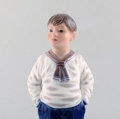Dahl Jensen Porcelain Figurine, Sailor Boy, Model Number 1225