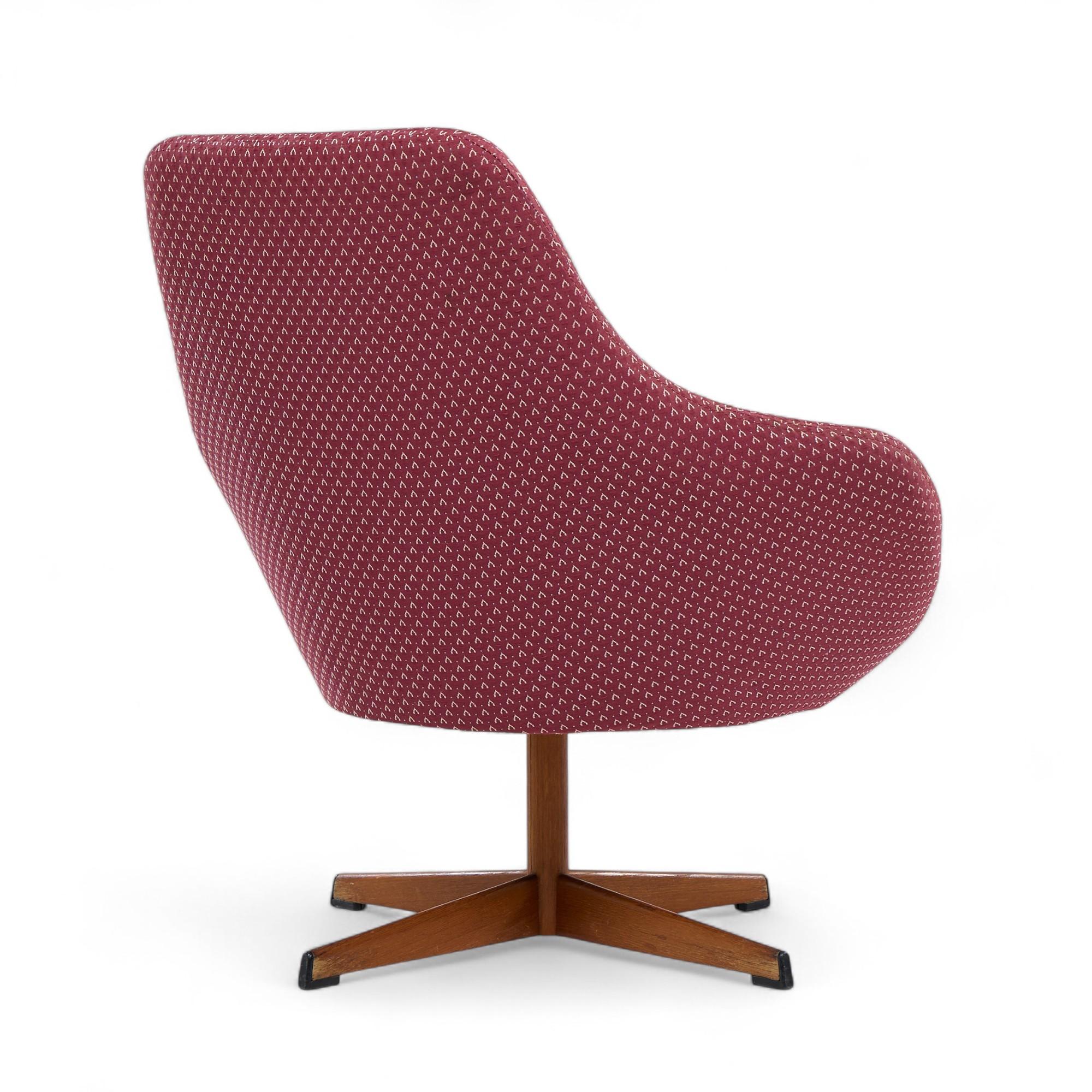 Dahléns Dalum Mid Century Swedish Teak Swivel Chairs - Pair For Sale 4