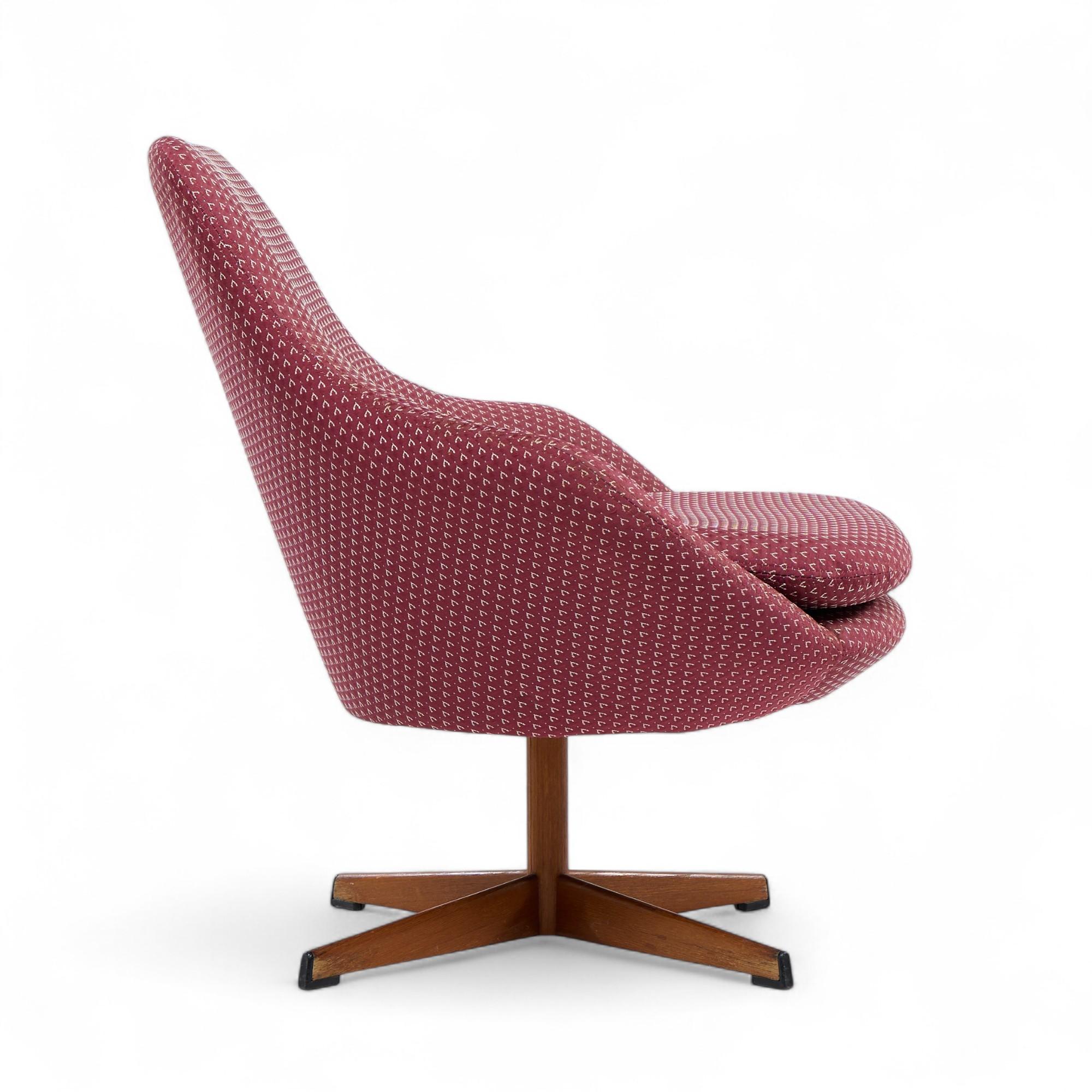 Dahléns Dalum Mid Century Swedish Teak Swivel Chairs - Pair For Sale 5