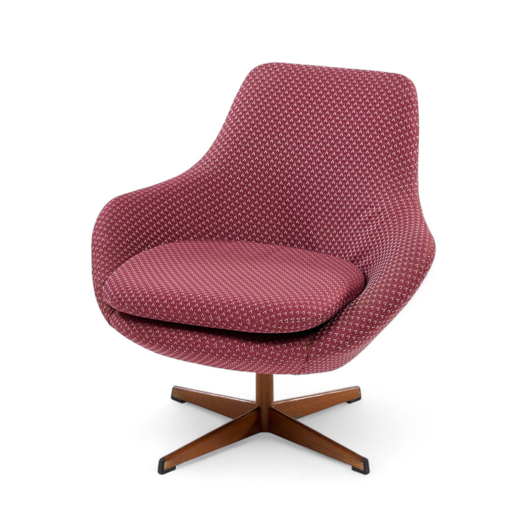 Dahléns Dalum Mid Century Swedish Teak Swivel Chairs - Pair For Sale 6