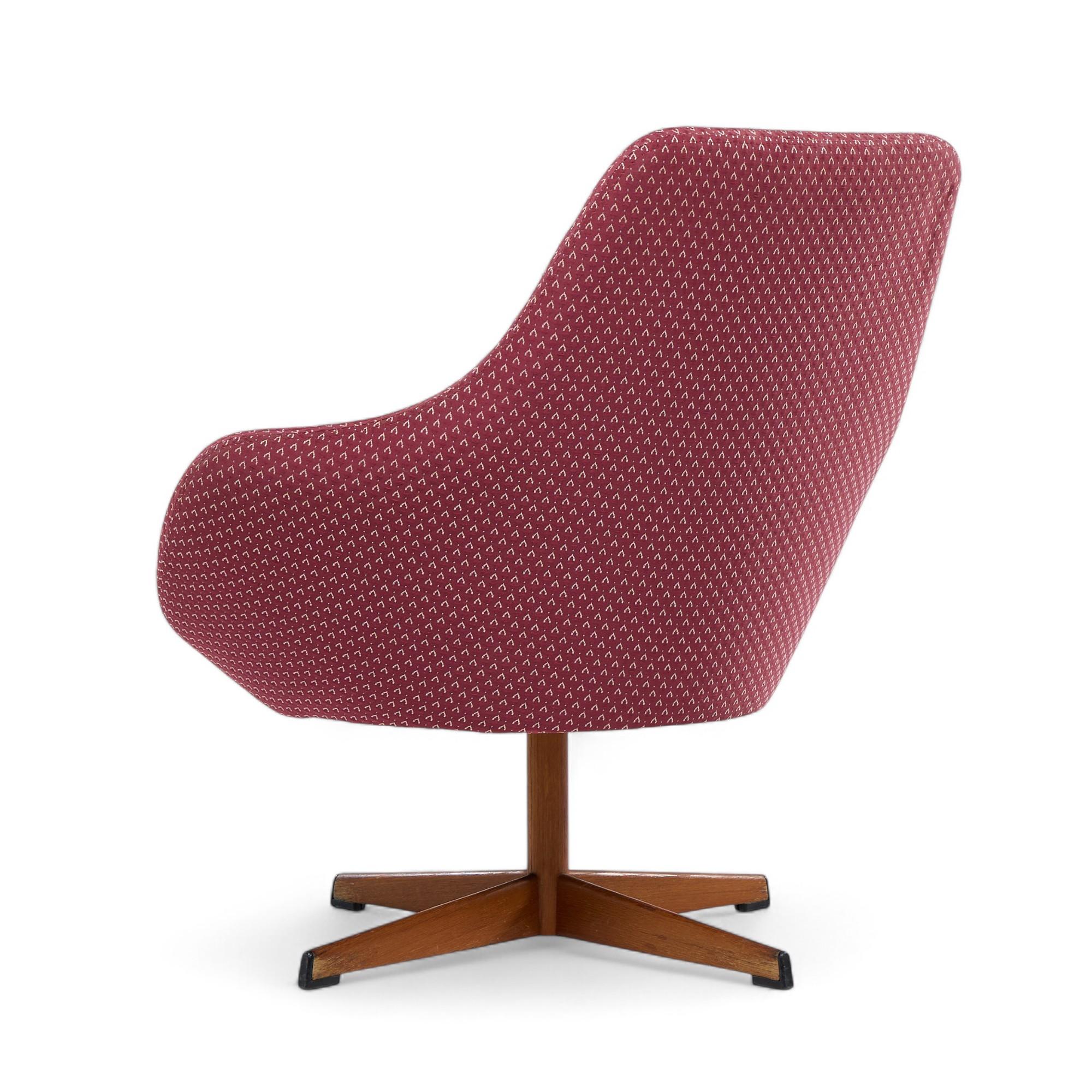 Dahléns Dalum Mid Century Swedish Teak Swivel Chairs - Pair For Sale 2