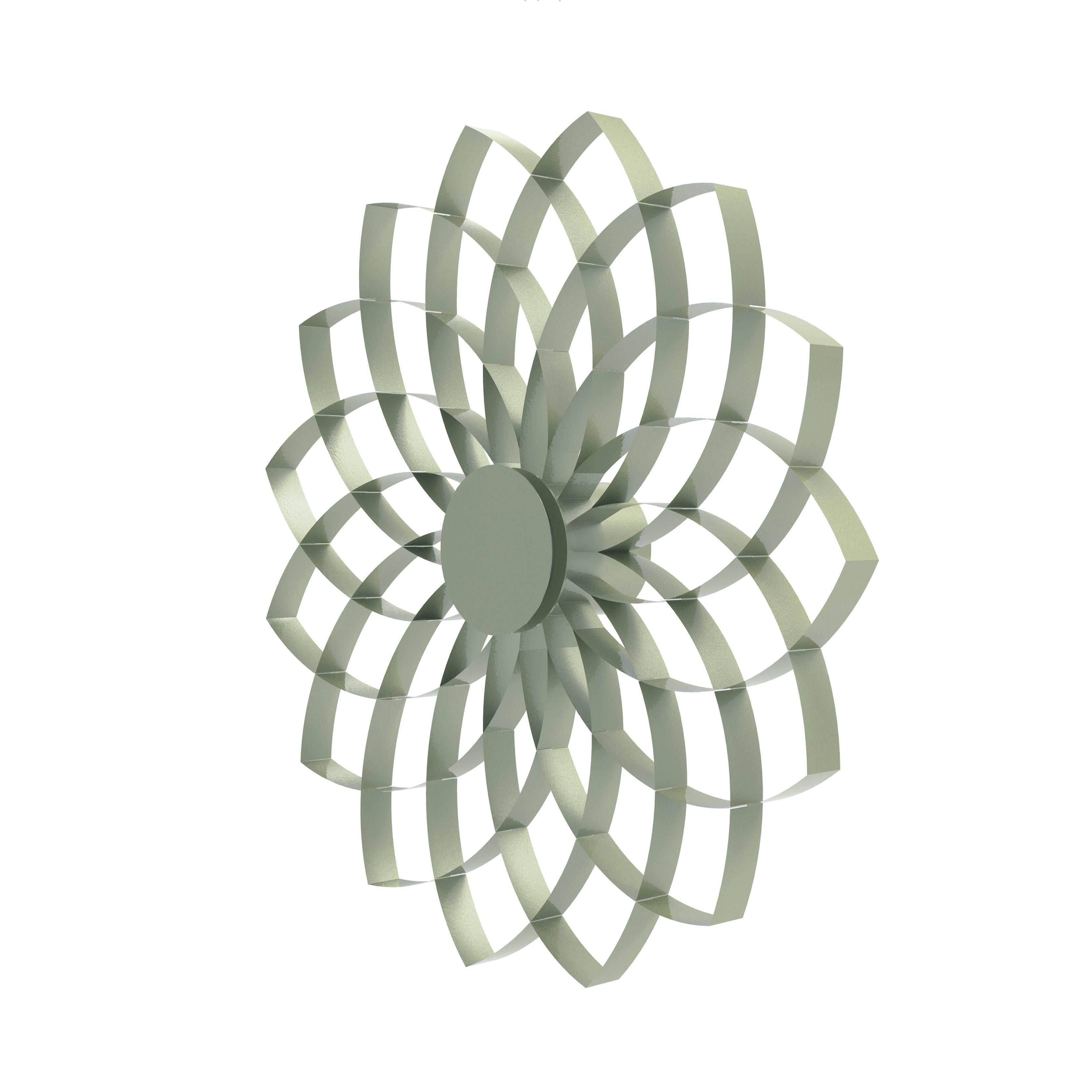 Lampada da parete in alluminio nero anodizzato Dahlia di JSPR in vendita 5