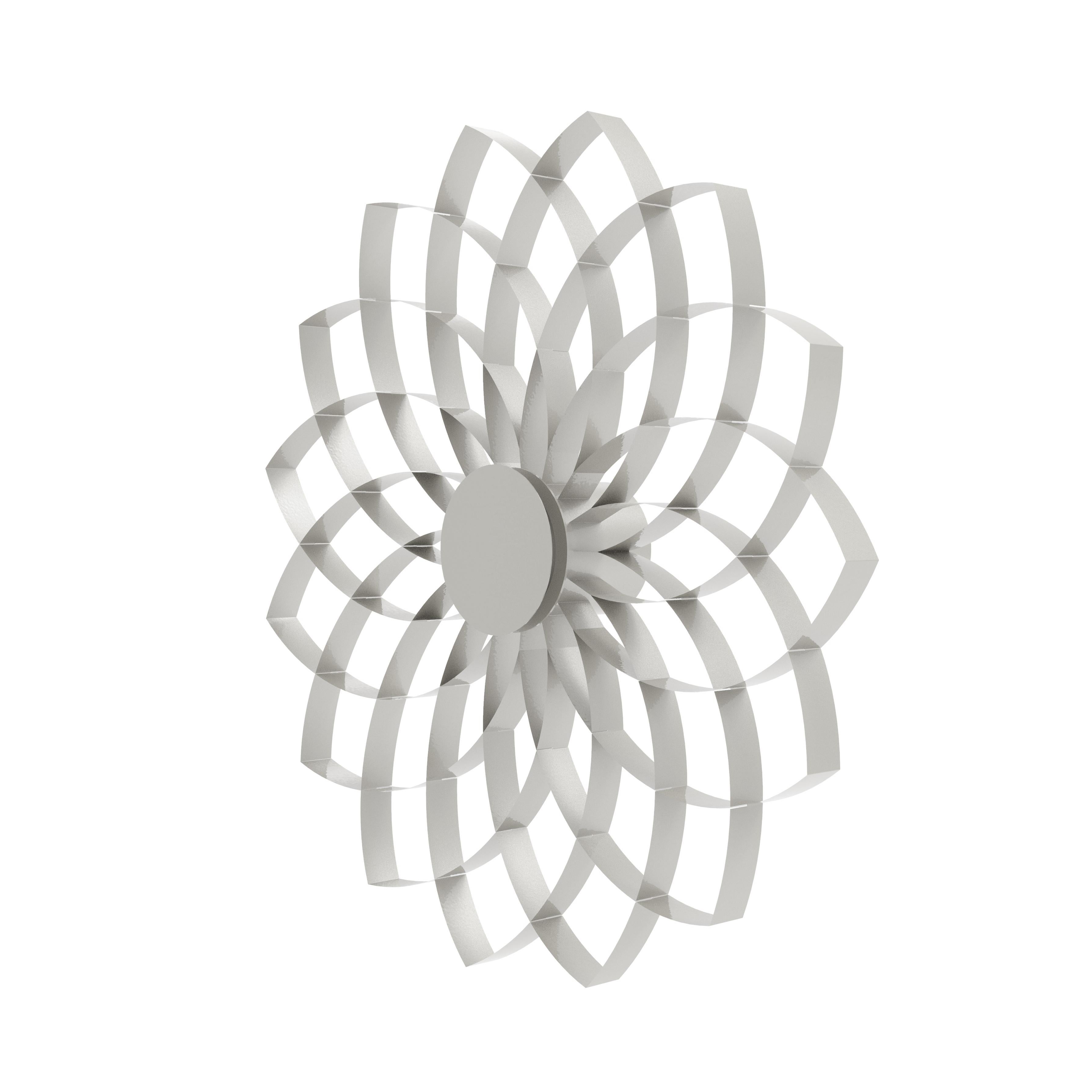Lampada da parete in alluminio nero anodizzato Dahlia di JSPR in vendita 7