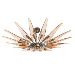 Dahlia Chandelier by Max Ingrand for Fontana Arte