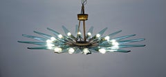 Dahlia Chandelier Mod. 1563A by Max Ingrand for Fontana Arte, Italy, 1950