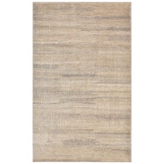 Dahlia, Contemporary Solid Hand Knotted Area Rug, Caramel