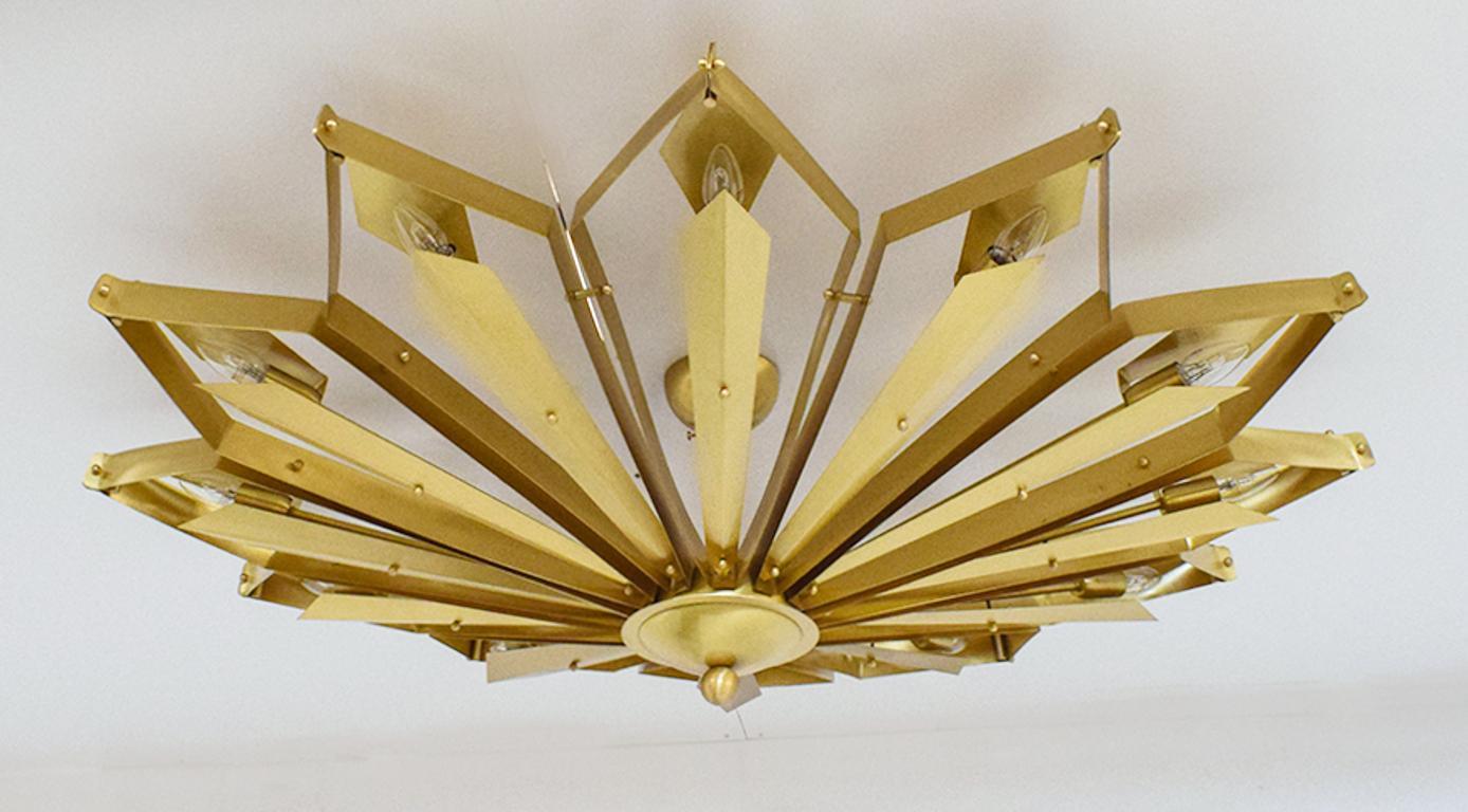 Mid-Century moderno Lampada da incasso Dahlia di Fabio Ltd in vendita