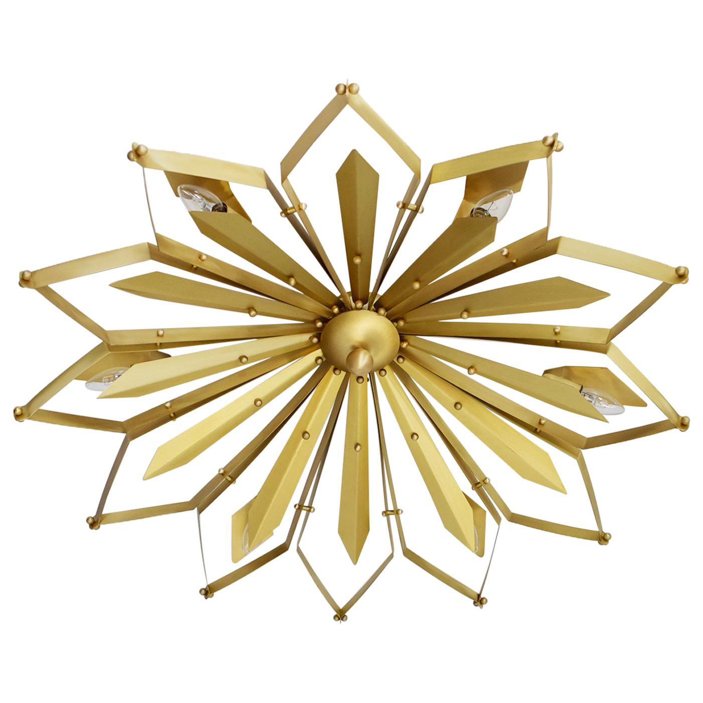 Dahlia Flush Mount by Fabio Ltd For Sale