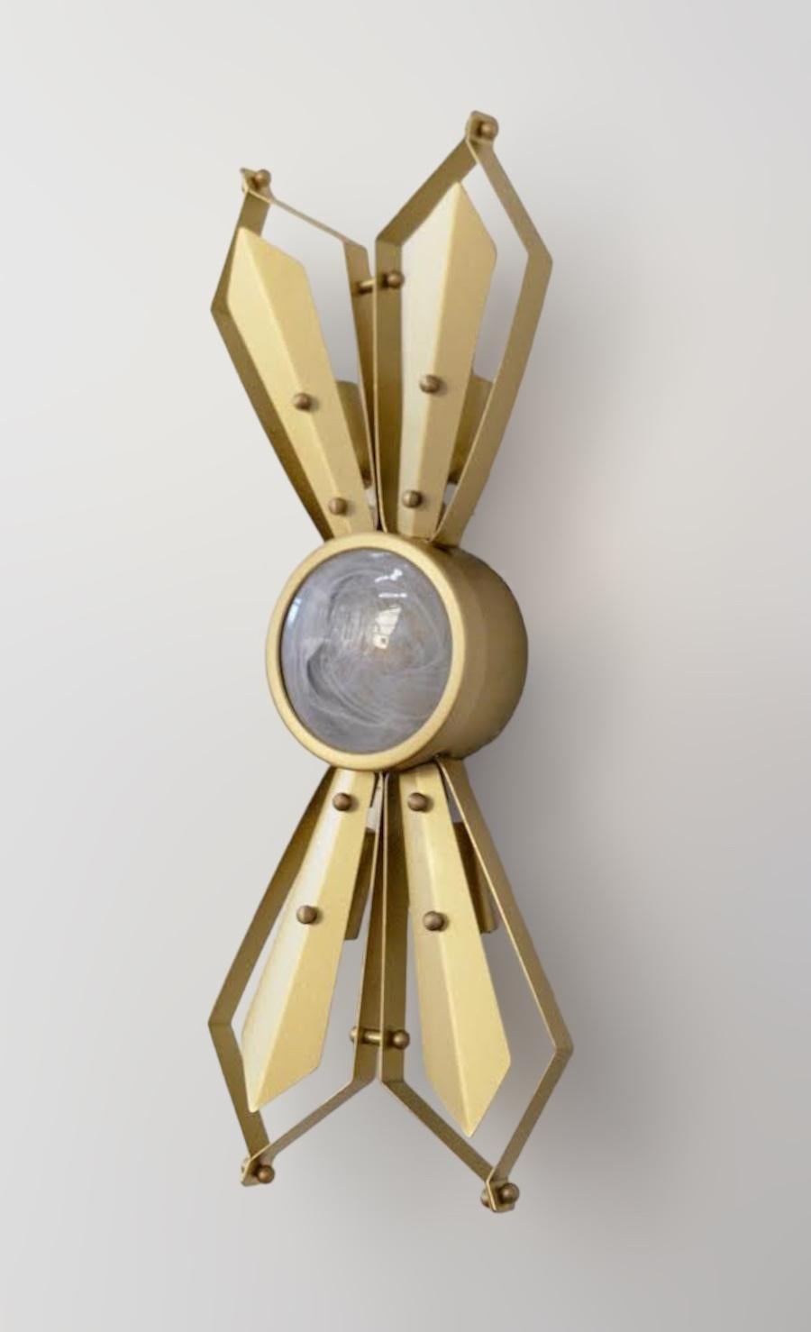 Mid-Century Modern Dahlia Sconces by Fabio Ltd For Sale