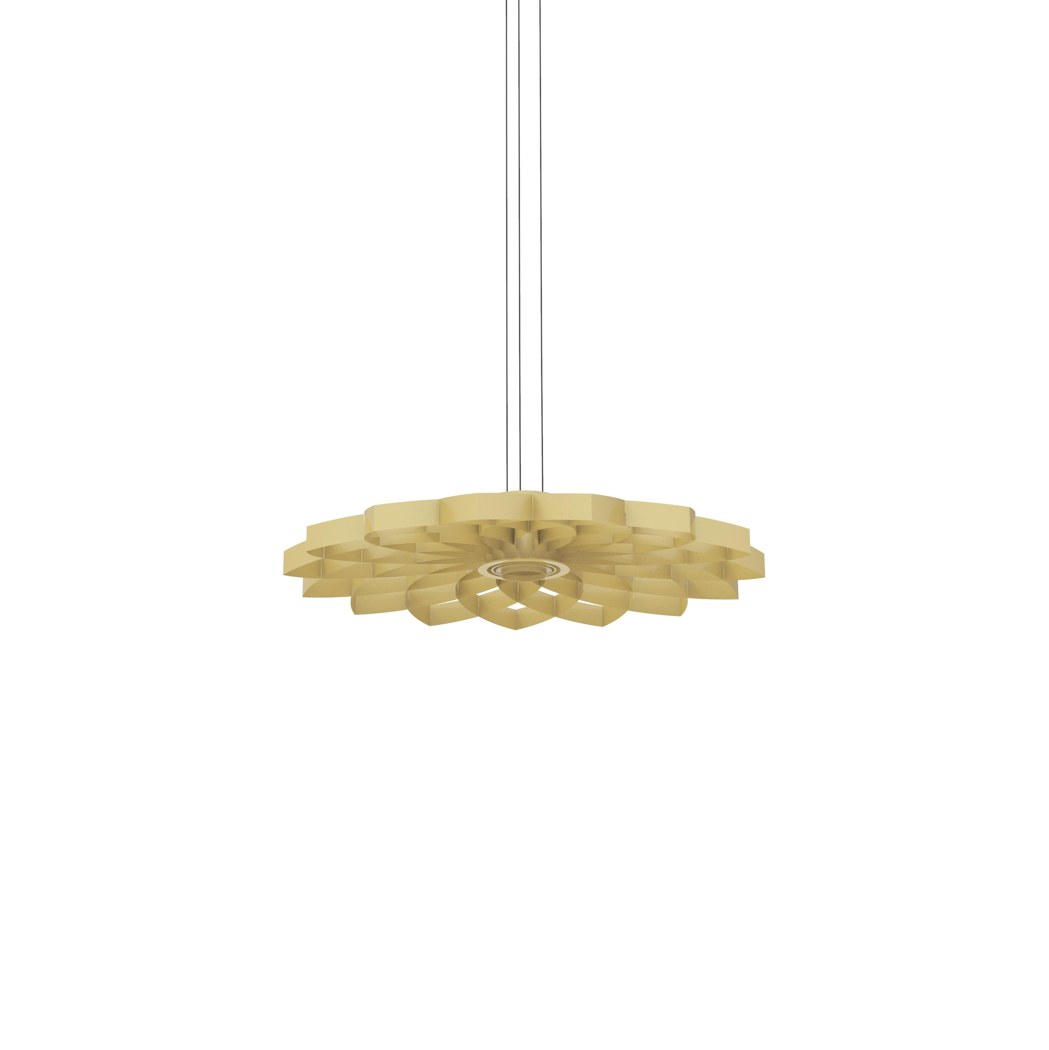 Lampada a sospensione Dahlia Small in alluminio anodizzato nero di JSPR in vendita 5