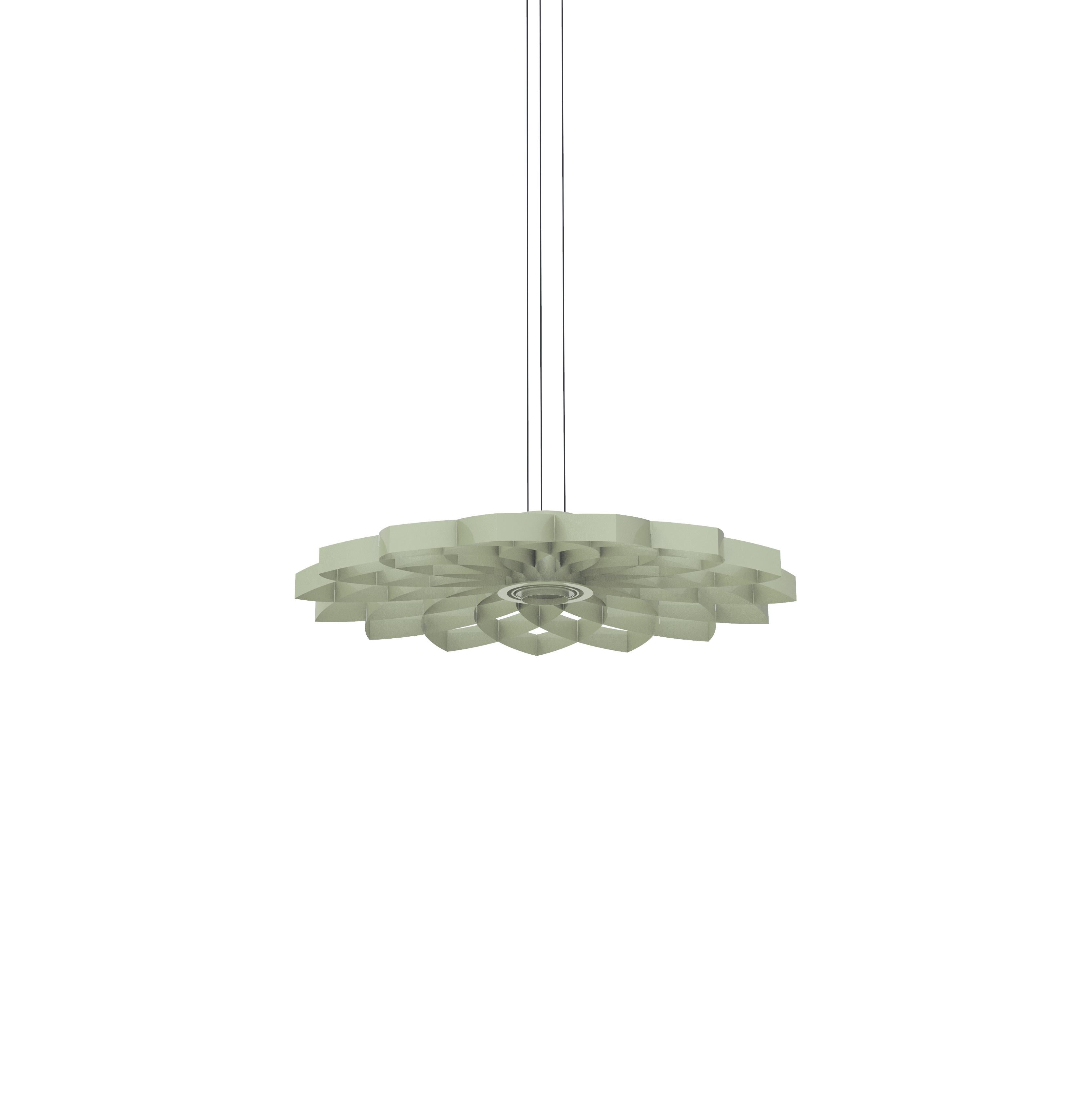 Lampada a sospensione Dahlia Small in alluminio anodizzato nero di JSPR in vendita 7