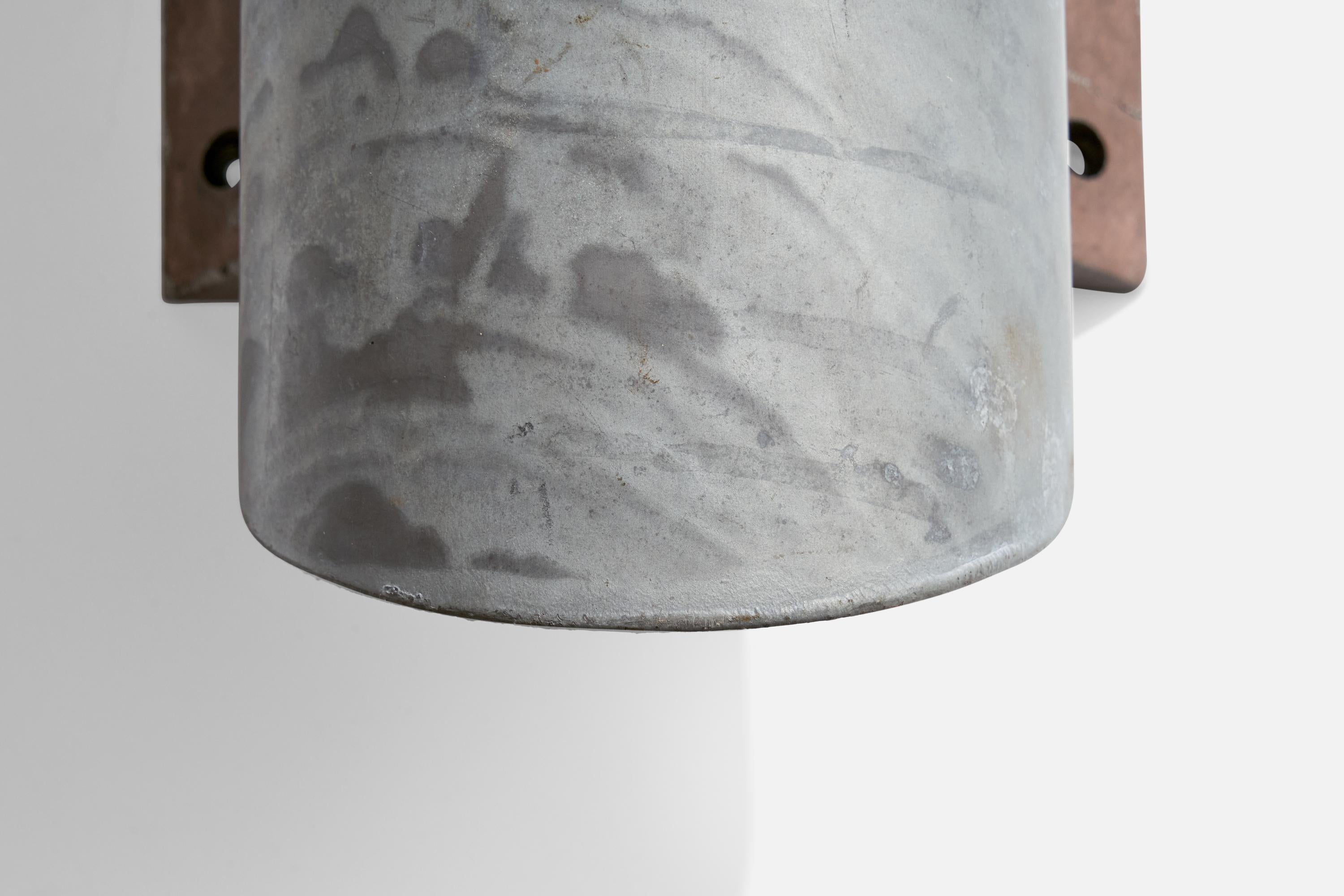 Dahls Maskinfabrik, Wall Lights, Steel, Metal, Denmark, c. 1980s For Sale 5