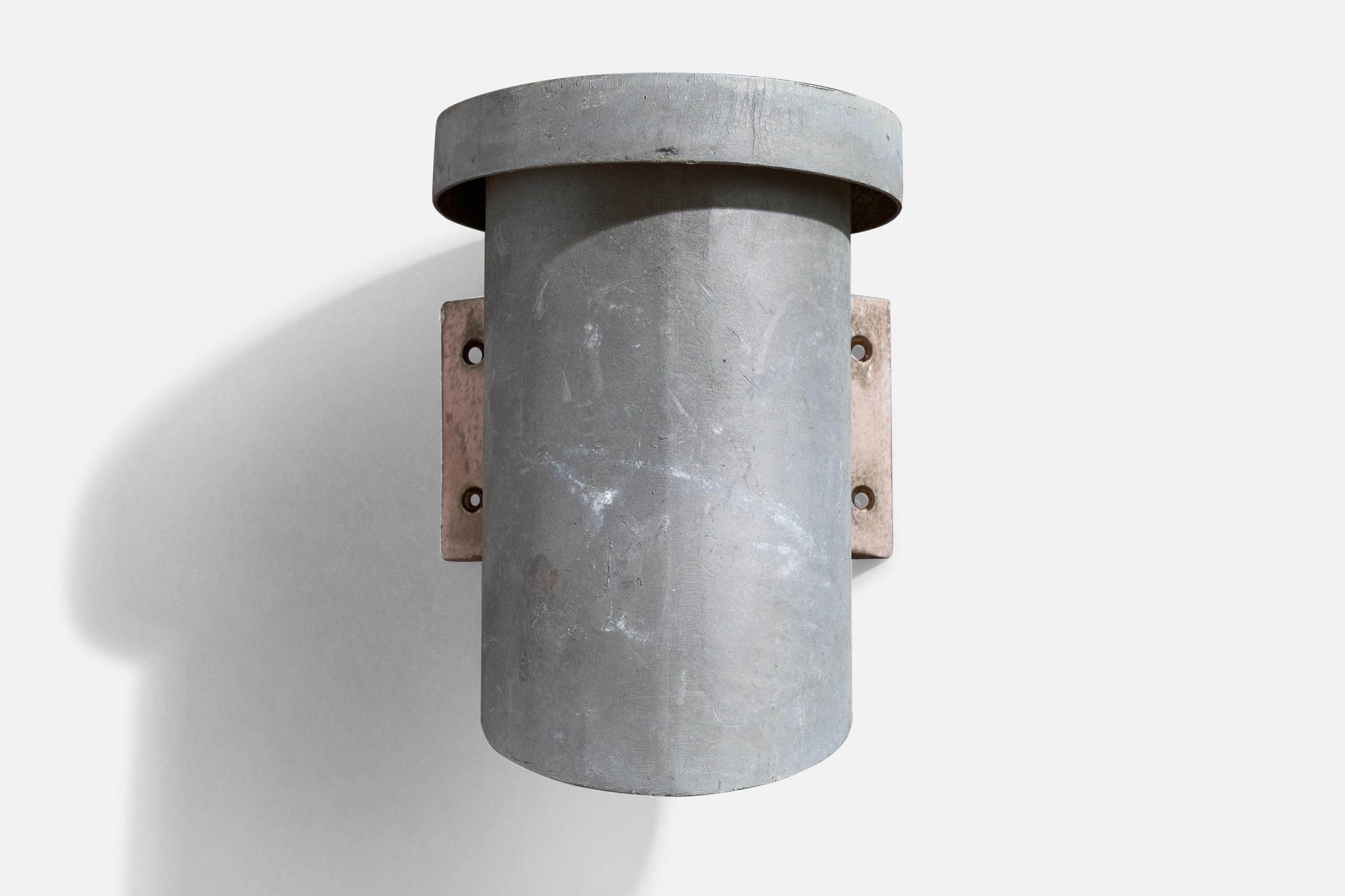Dahls Maskinfabrik, Apliques de pared, Acero, Metal, Dinamarca, c. 1980s finales del siglo XX en venta