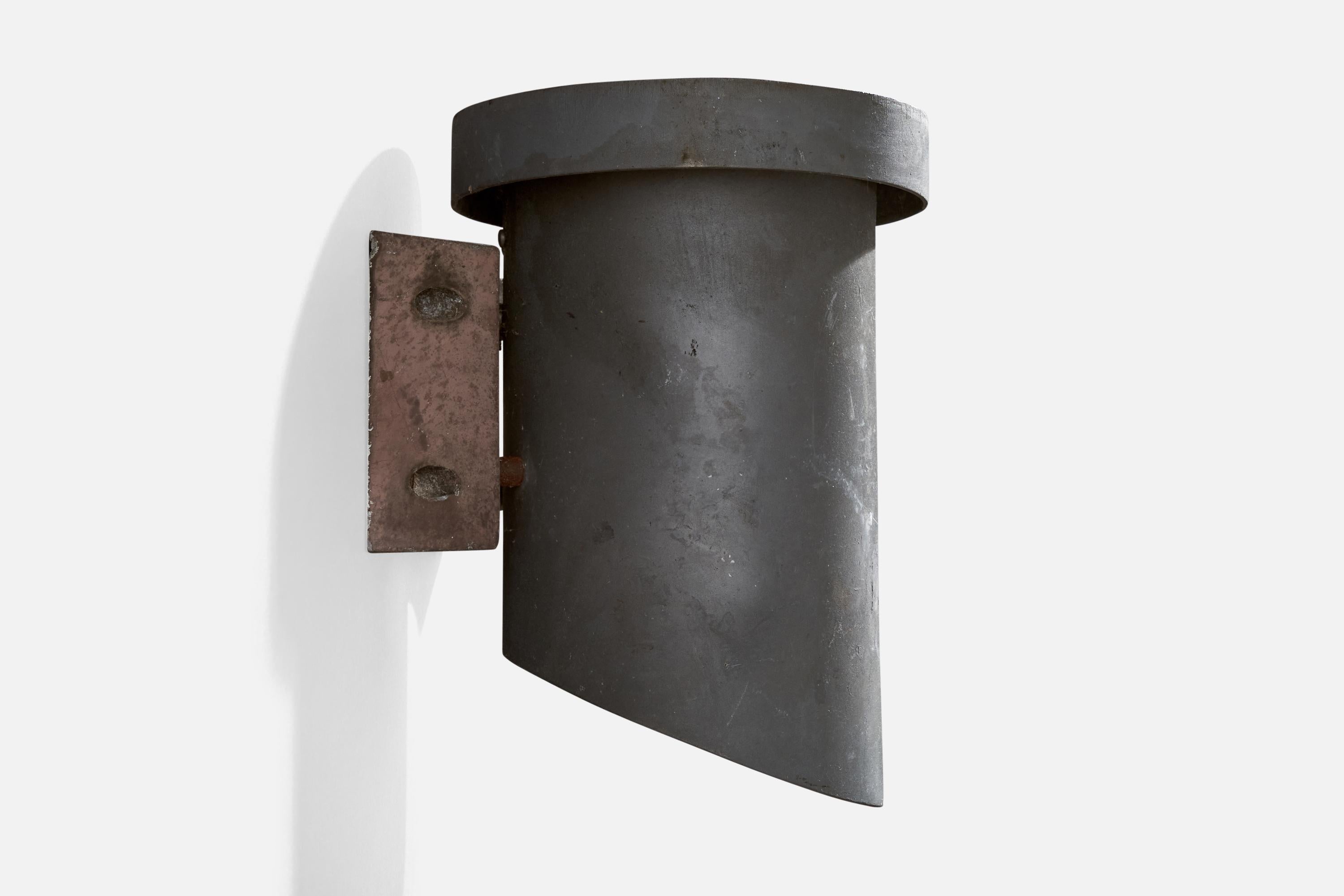 Dahls Maskinfabrik, Apliques de pared, Acero, Metal, Dinamarca, c. 1980s en venta 1
