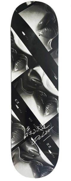 Signed Daido Moriyama skate decks: set of 2 works ( Daido Moriyama photography)