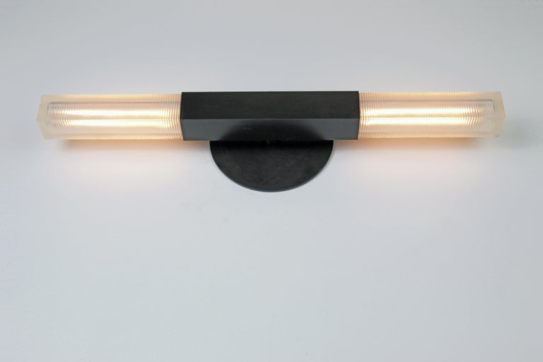 Daikon Studio | POST | Duo Sconce 

The Duo Sconce celebrates the poetic dialogue between light and form to create a fixture that leans into the timeless and iconic. Meticulously crafted by hand in our studios. Horizontal or vertical