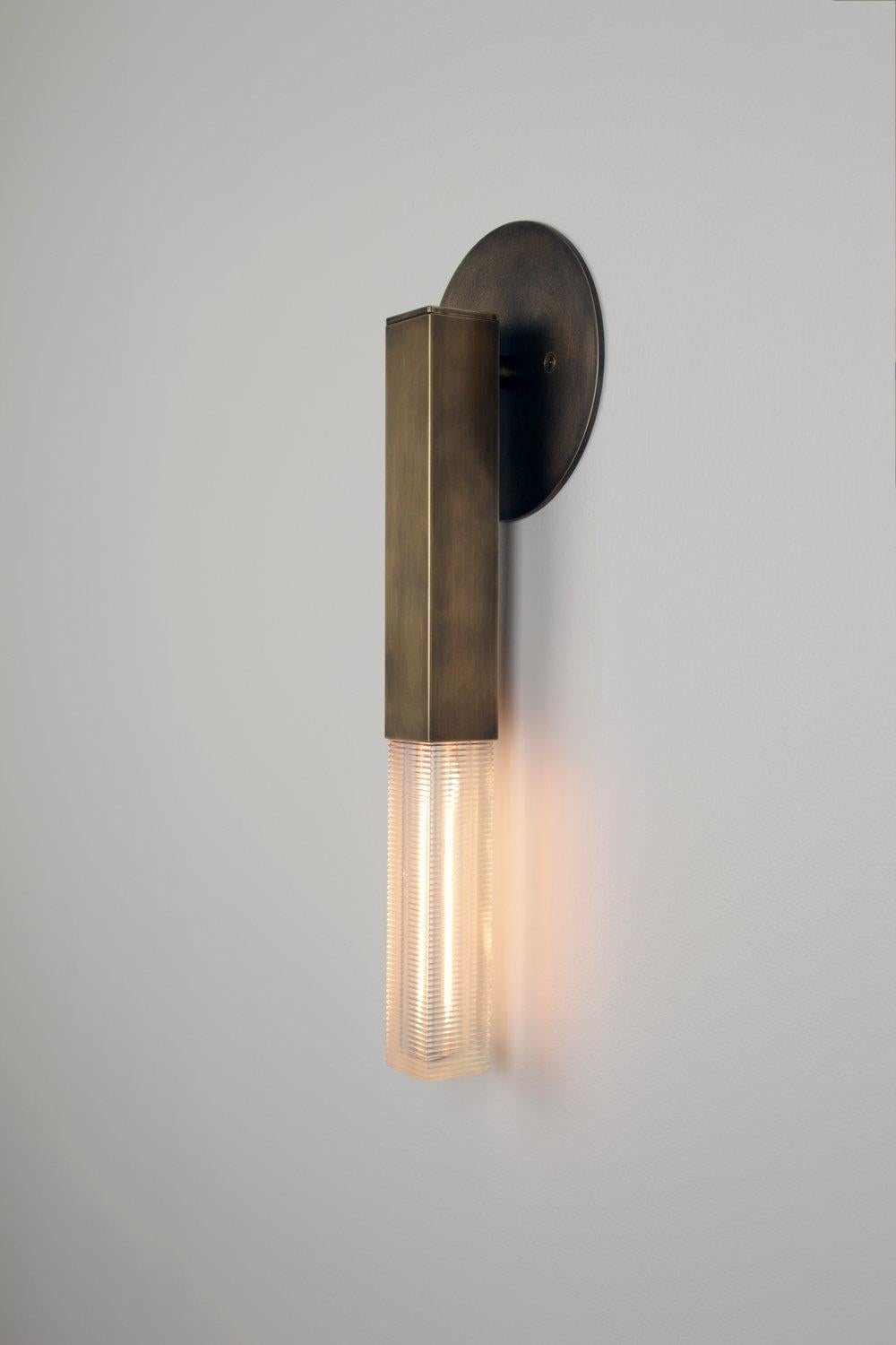 Daikon Studio  POST Full Sconce 

The Post Full Sconce celebrates the poetic dialogue between light and form to create a fixture that leans into the timeless and iconic. Meticulously crafted by hand in our studios. Horizontal or vertical