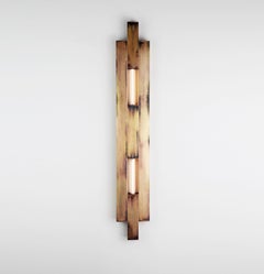 Daikon Studio / Aplique Shoji II / Aplique minimalista moderno de latón negro