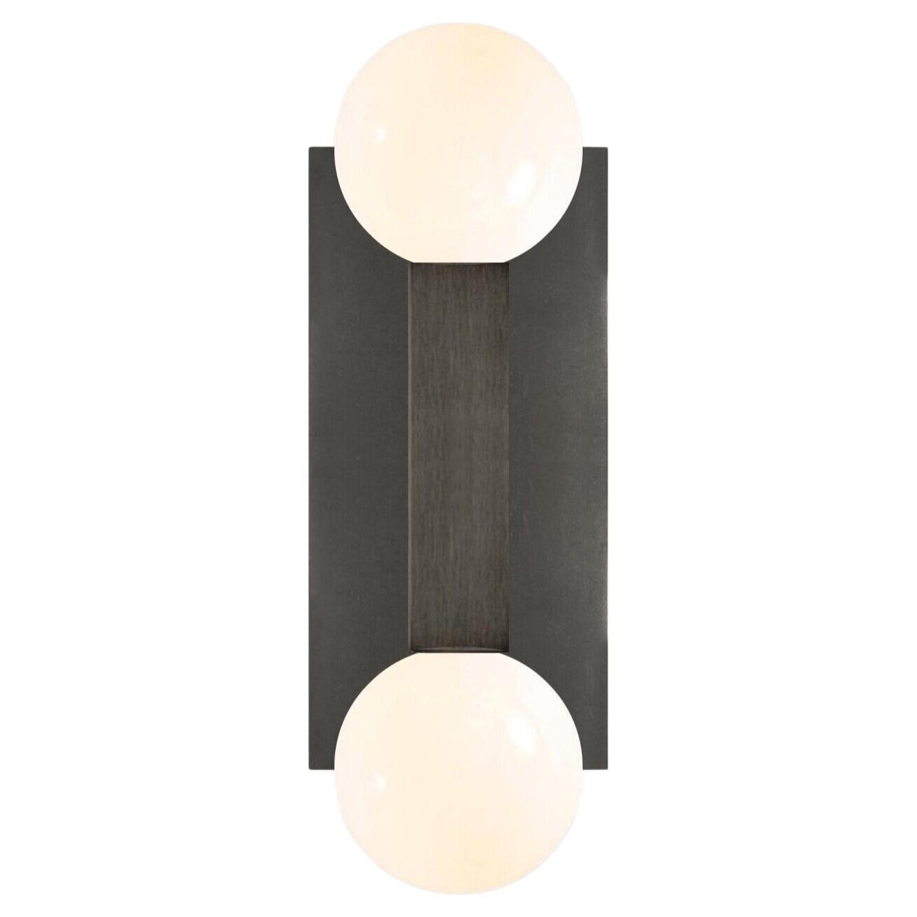 Daikon Studio Fisher Globe Sconce in Black