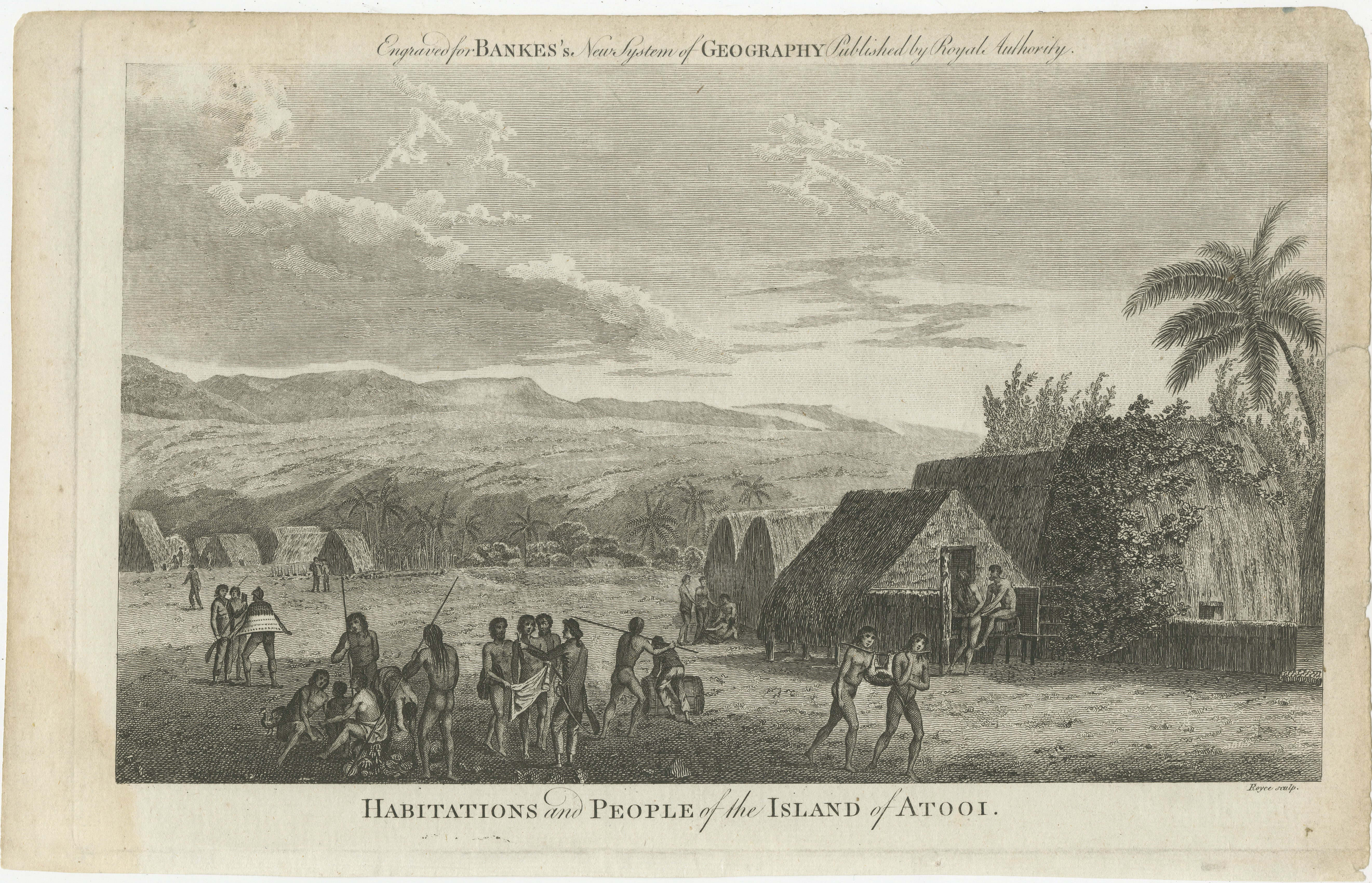 Cette gravure ancienne  avec la légende 