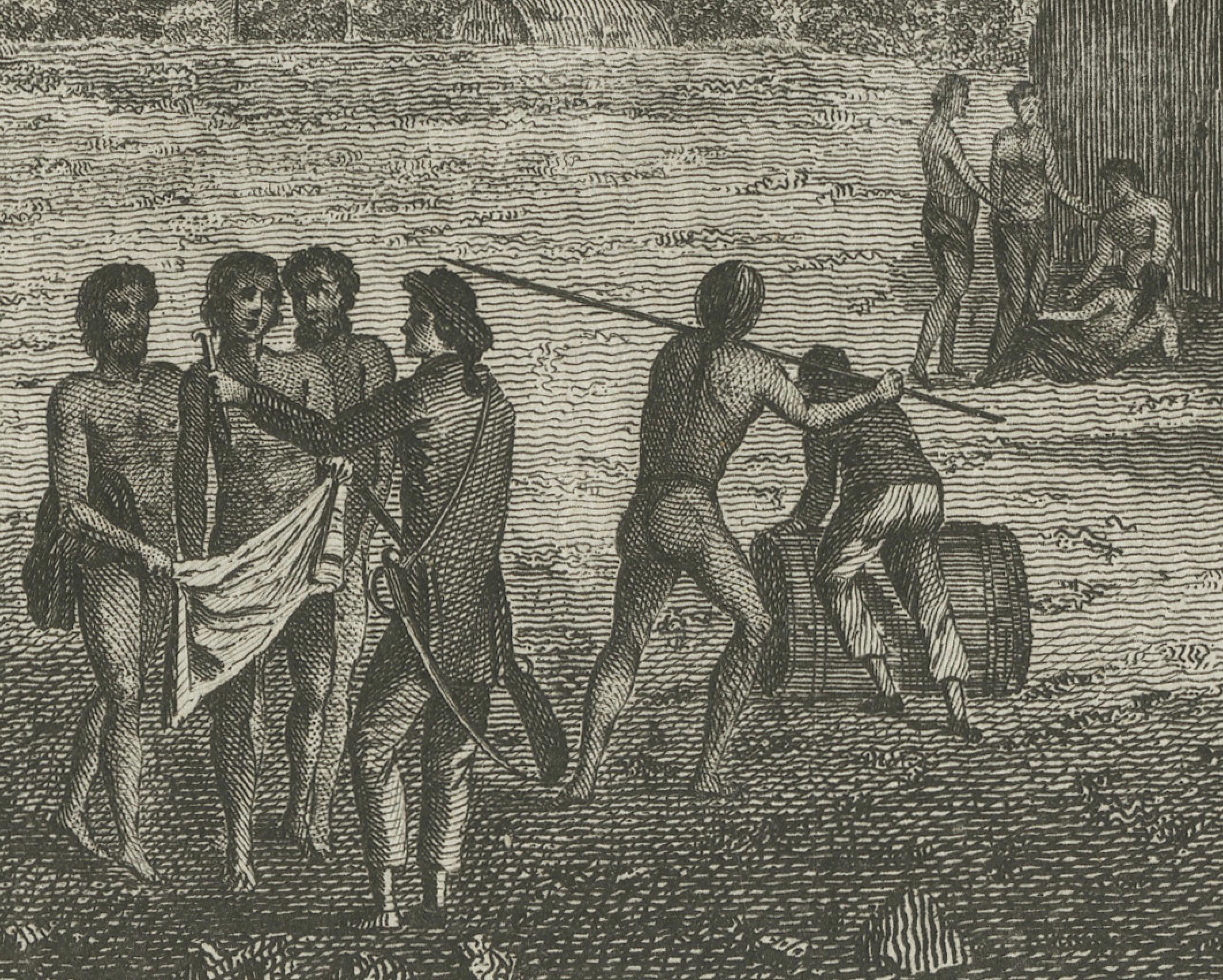 La vie quotidienne à Atooi : Une vue du 18e siècle de Kauai et de ses habitants, vers 1785 Bon état - En vente à Langweer, NL