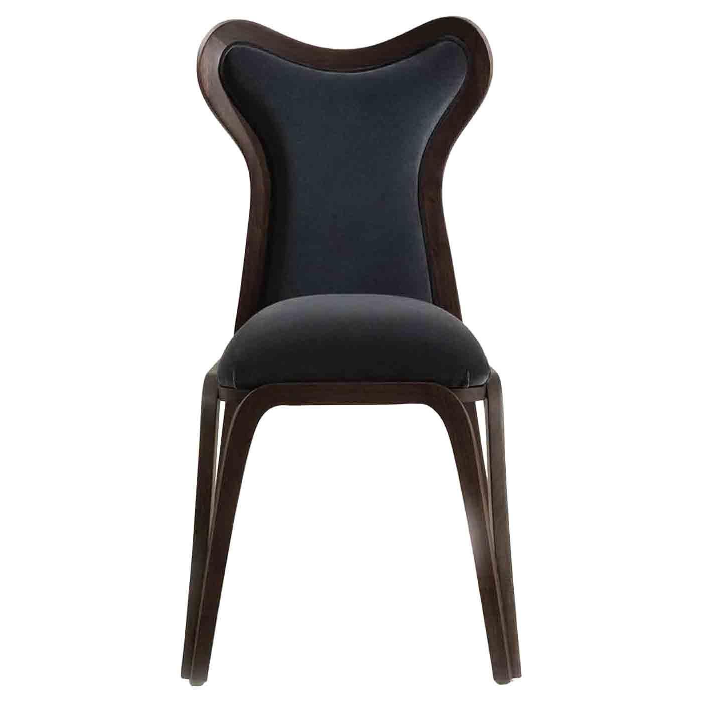 Daina-up Chair with Full Back by Fratelli Boffi For Sale