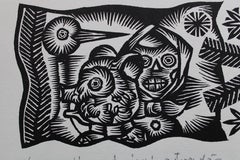 Carnival. 1984. Paper, linocut, 20x34 cm