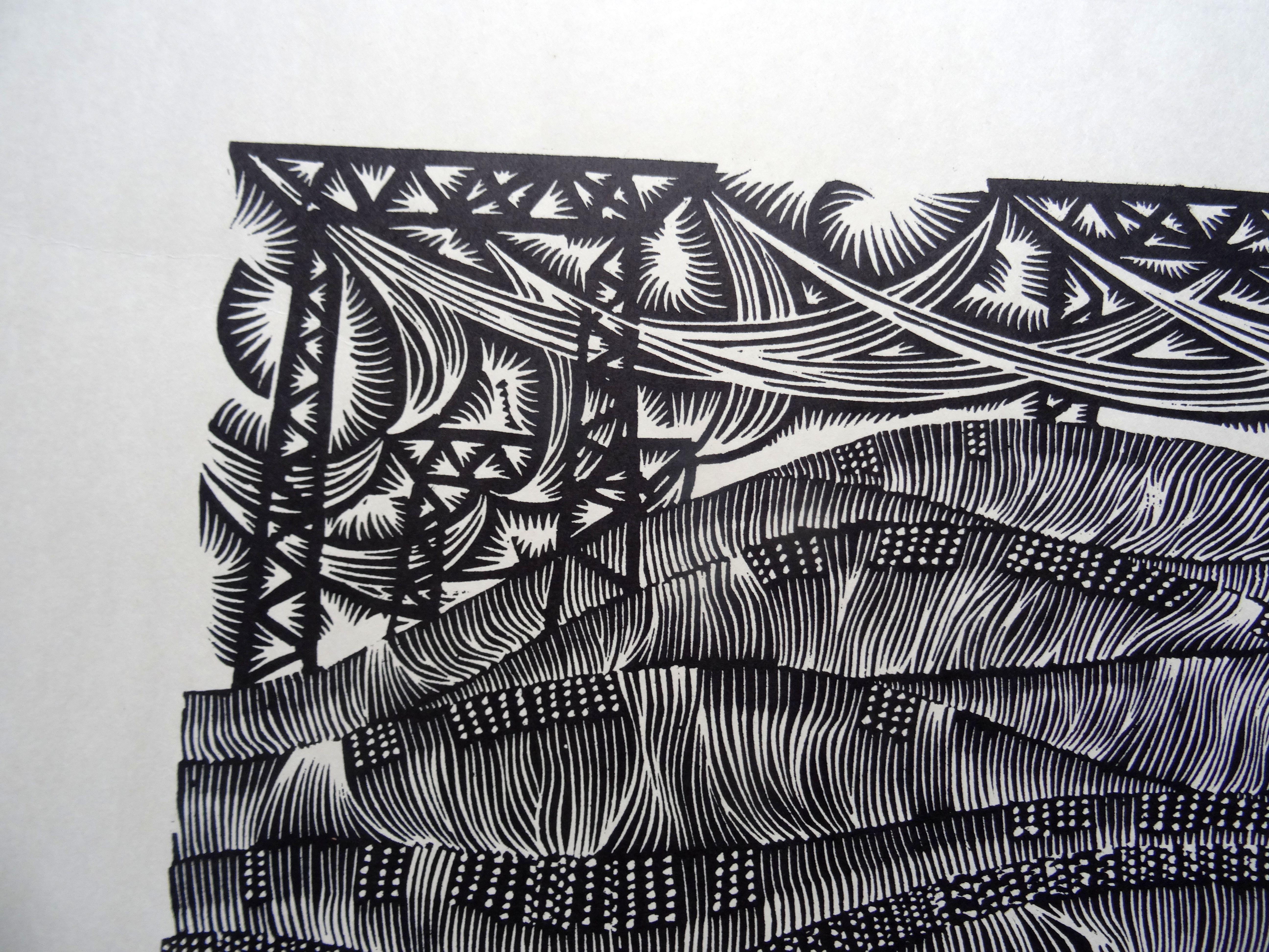 Fuerza. 1970, linograbado, tamaño de impresión 50x53 cm; total 65x63 cm
Tema del realismo social

Dainis Rozkalns (1928 - 2018)

Artista, artista gráfico, ilustrador de publicaciones folclóricas y de ficción. Las principales orientaciones de la