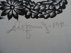 Janis. 1984. Papier, linogravure, 20 x 34 cm