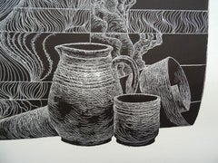 Rye spring. 1980, Paper, linocut, print size 50x65 cm; total 70x80 cm