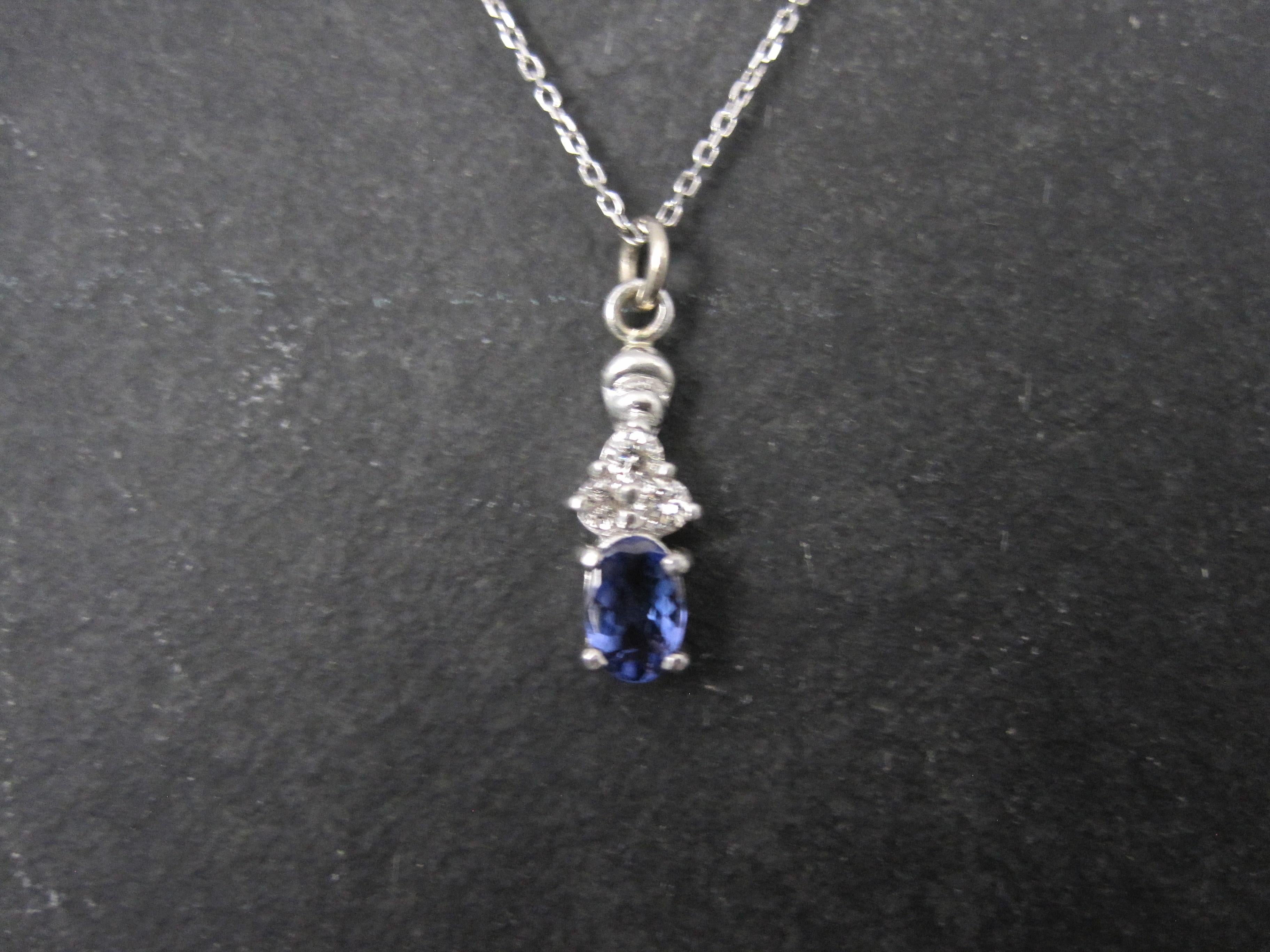 This beautiful pendant was created from a Levian 