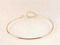 Dainty Diamond Bracelet Solid 14K Yellow Gold Handmade Fine Jewelry