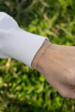 Dainty Diamond Minimal Bracelet