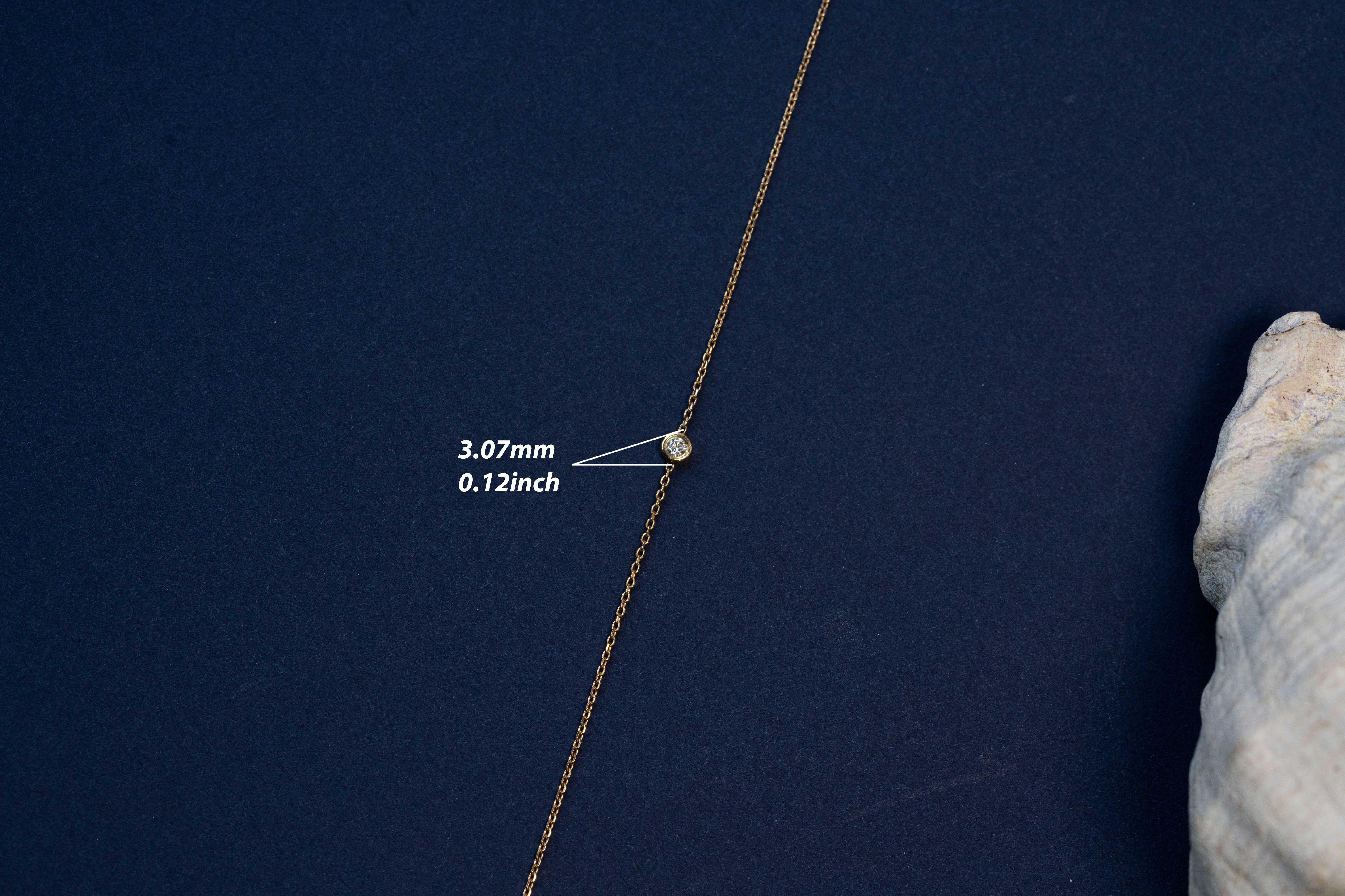 Bracelet minimaliste à diamants Neuf - En vente à Fatih, 34