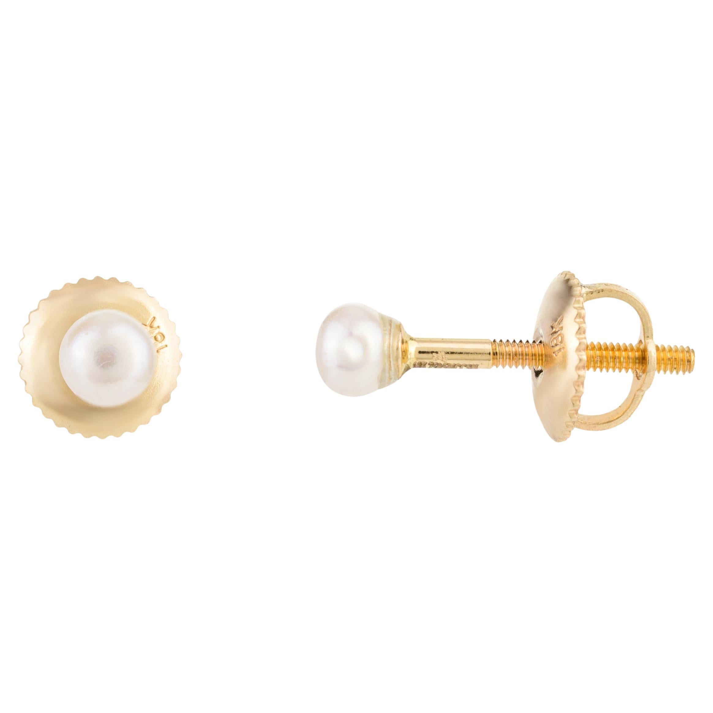 Clous d'oreilles « Dainty Everyday » minimaliste en or jaune massif 18 carats