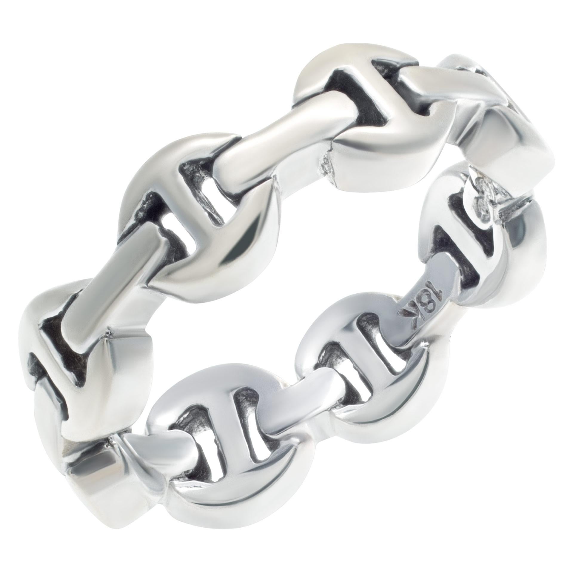 dainty white gold ring