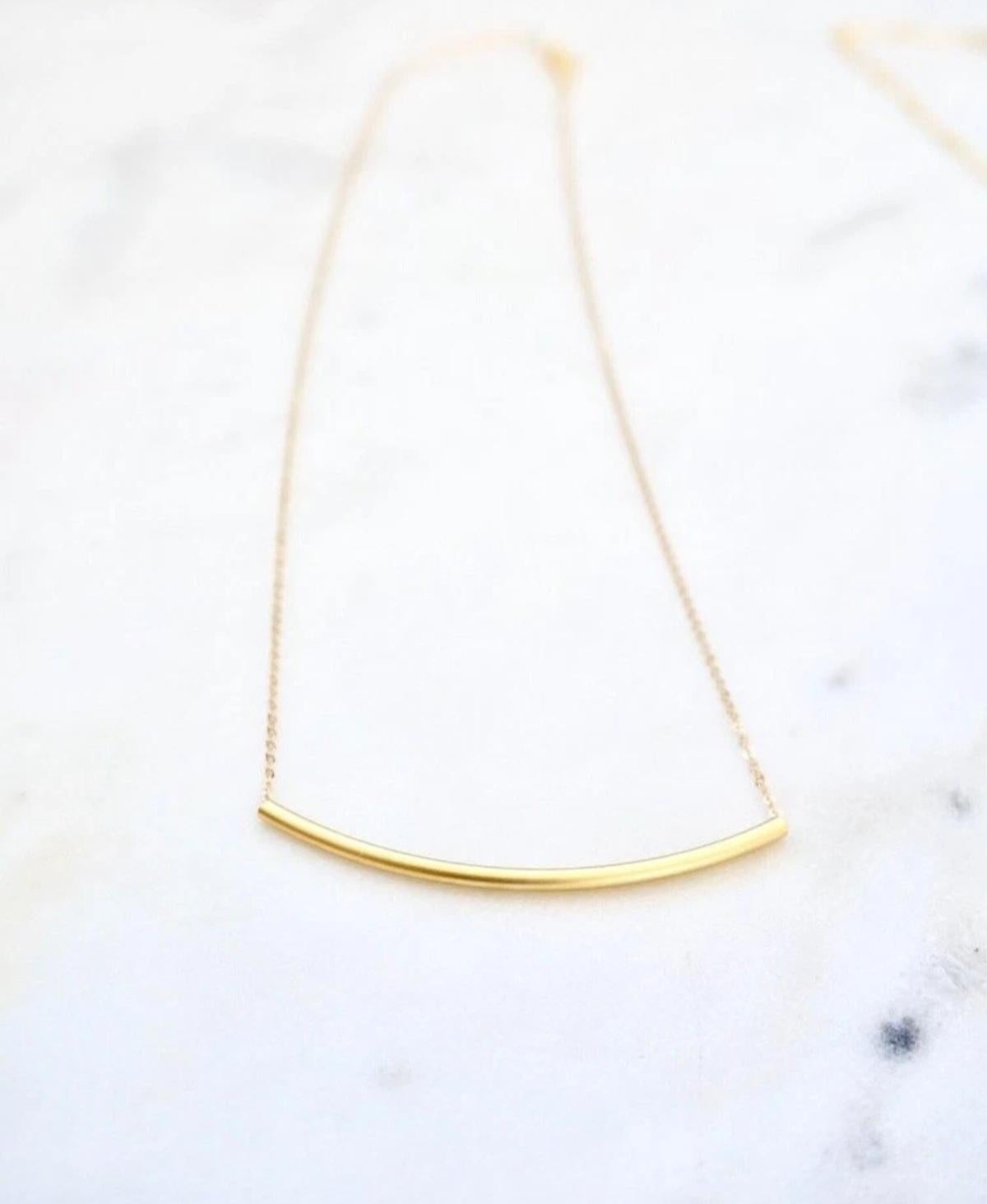 Dainty Minimalist Necklace Sterling Silver Modern Necklace Women Birthday Gift.

Style
Chain, Locket, Pendant
Material
Sterling Silver
Necklace Length
12 in
Metal Purity
925
Metal
Sterling Silver




A P P R O X T I M E

All items are custom made to